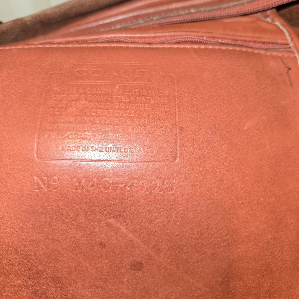 Coach Brown Leather Crossbody Bag - Picture 7 of 9